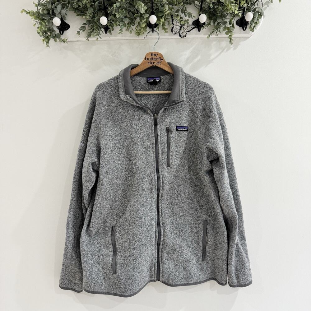 Patagonia Men's Better Sweater Jacket XXL gray outdoor hiking cycling